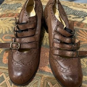 John Fluevog Adrian Ali Buckle Shoes